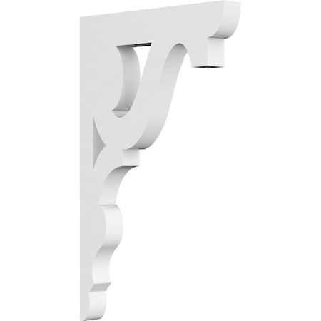 Ekena Millwork Robin Architectural Grade PVC Bracket, 5/8"W X 5"D X 8"H BKTP01X05X08RB